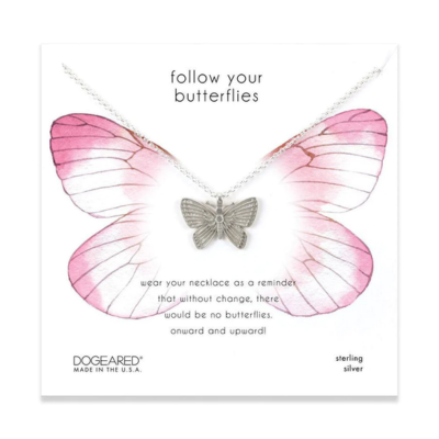 DOGEARED Butterfly Necklace Made IN USA