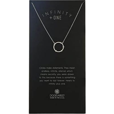 Infinity +1 Circle Necklace