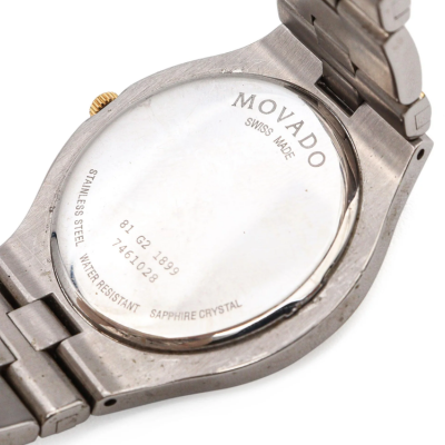 Classic Movado Silver Bold Juro Watch Movado Juro Quartz Black Dial Men main image 3
