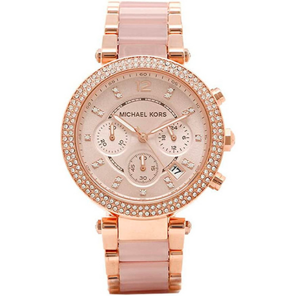 Michael Kors MK5896 ローズゴールド 時計 Michael Kors Women's Parker Blush and Rose Gold-Tone MK5896 – D
