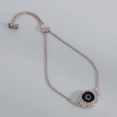 Silver Necklace Circle Pendant