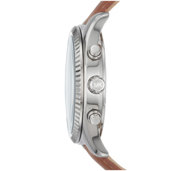 Michael Kors Lexington Luggage Leather Watch D ore Jewelry