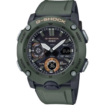 Casio G-Shock Carbon Core Guard Analog Digital Watch GA2000-3A – D