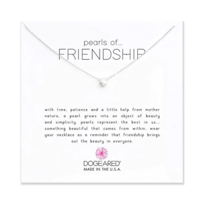 DOGEARED Pearl Necklace Made IN USA