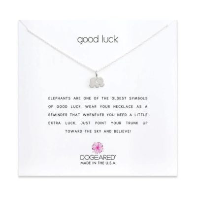 DOGEARED Elephant Necklace Made IN USA