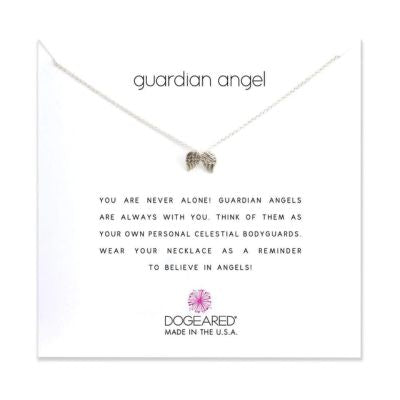 DOGEARED Wings Necklace Silver Made IN USA