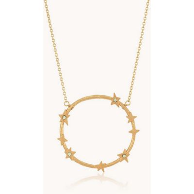 Gold Circle Nacklace