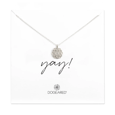 DOGEARED Flower Necklace Made IN USA