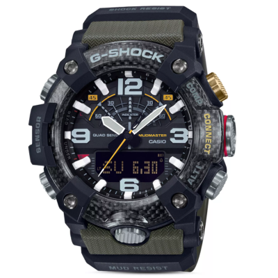 Casio G-Shock MudMaster Analog/Digital Wrist Watch, Green - GGB1001A3