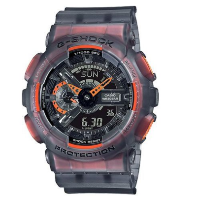 CASIO G-SHOCK GA-110LS-1A Color Skeleton Series Black/Orange Analog Digital JP