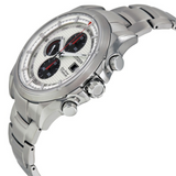 Men Eco-Drive Silver-Toned Dial Chronograph Watch CA0551-50A