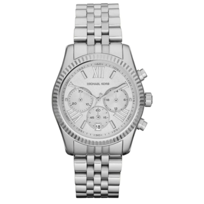 Michael Kors Women's Silver-Tone Lexington Watch MK5555