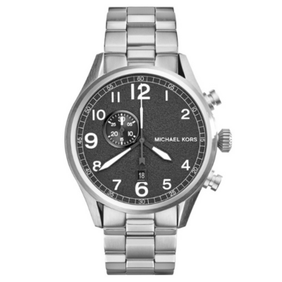 マイケル New Michael Kors Bayville MK8727 Chronograph Blue Dial Quartz Mens