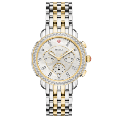 Michele Sidney Diamond Two tone diamonds Dial Watch