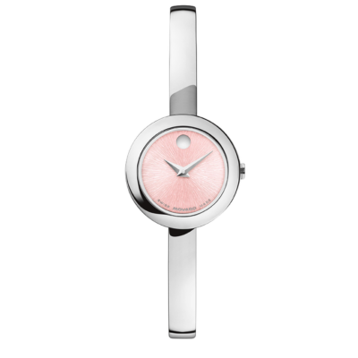 MOVADO Women's Watch Bela Pink Dial Stainless Steel