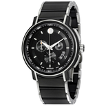 Movado Strato Chronograph Black Dial Men's Watch