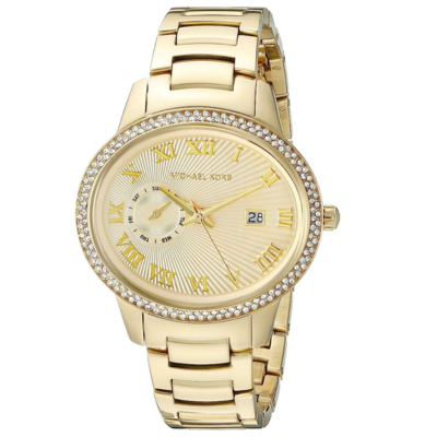 Michael Kors Women's Gold-Tone Whitley Watch MK6227