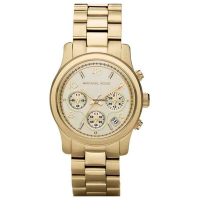 Michael Kors Women's Gold-Tone Runway Midsized Watch MK5055