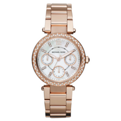 Michael Kors Parker Rose gold watch. Michael Kors Women main image 4