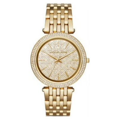 Michael Kors Women's 'Darci' Crystal Gold-Tone Stainless Steel Watch MK3398