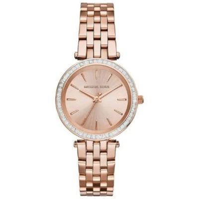 Michael Kors Darci Three-Hand Watch with Glitz Accents, 33mm MK3366