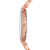 Michael Kors MK3220 Women's Darci Rose Gold Tone MOP Dial Glitz 39mm Watch
