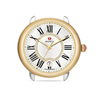 Michele Serein 16 Two-Tone Diamond Dial Watch