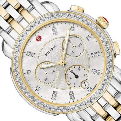 Michele Sidney Diamond Two tone diamonds Dial Watch