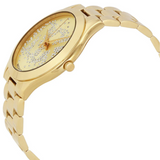 Michael Kors MK3590 Slim Runway Crystal Gold-Tone Stainless Steel Womens Watch