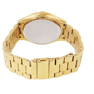 Michael Kors MK3590 Slim Runway Crystal Gold-Tone Stainless Steel Womens Watch