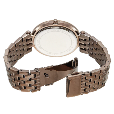 Michael Kors Darci 3 Hand Watch with Glitz Accents, 39MM MK3416