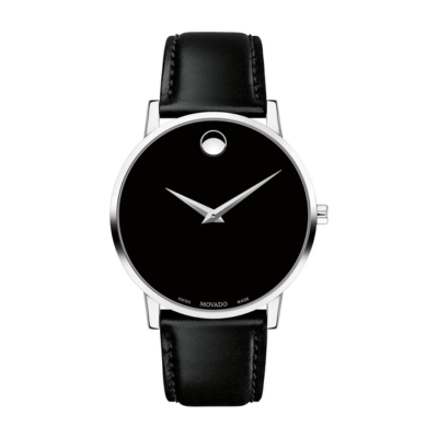 Movado Museum Classic Men's With Black Leather – D'ore Jewelry