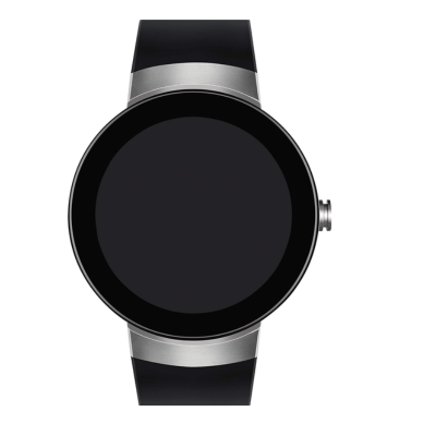 Movado Connect Digital Smart Module Stainless Steel Smartwatch, SilverBlack Strap Model 3660016