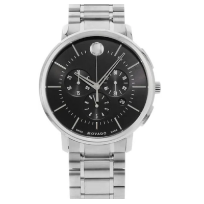 Movado TC Swiss Quartz (Battery-Powered) Black Men's Watch