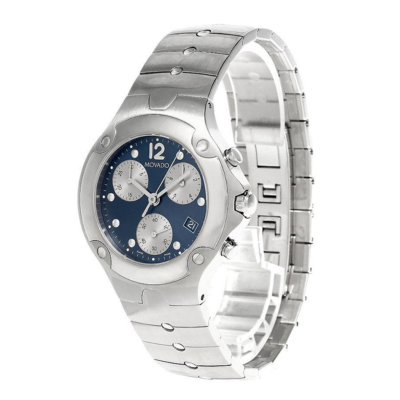 MOVADO Sports Edition Chronograph S-Steel Blue Dial Men's Watch