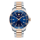 Movado Series 800 Two-Tone Rose Gold and Royal Blue Dial 2600149