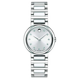 Movado Women's Concerto Stainless Watch w/ Diamond