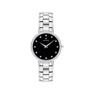 Movado Ladies' Stainless Steel Faceto Watch 0607484