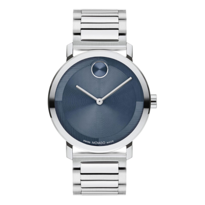 Movado BOLD Evolution Blue Dial Stainless Steel Bracelet Watch | 40mm | 3601155