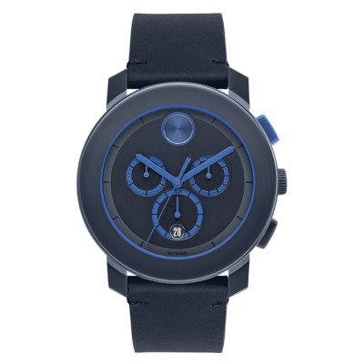 Chronograph Watches Blue Movado Watch Men's Movado Bold Black