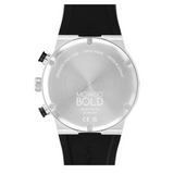 Movado BOLD Fusion Chronograph Black Silicone Strap Watch 3600894