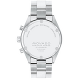 Movado Heritage Series Datron Blue Dial Stainless Steel Bracelet Watch 41mm - 3650179