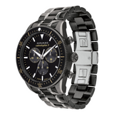 Movado Heritage Series Calendoplan S Chronograph Grey Ion-Plated Bracelet Watch | 42mm | 3650125