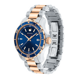Movado Series 800 Two-Tone Rose Gold and Royal Blue Dial 2600149