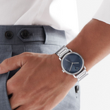 Movado BOLD Evolution Blue Dial Stainless Steel Bracelet Watch | 40mm | 3601155