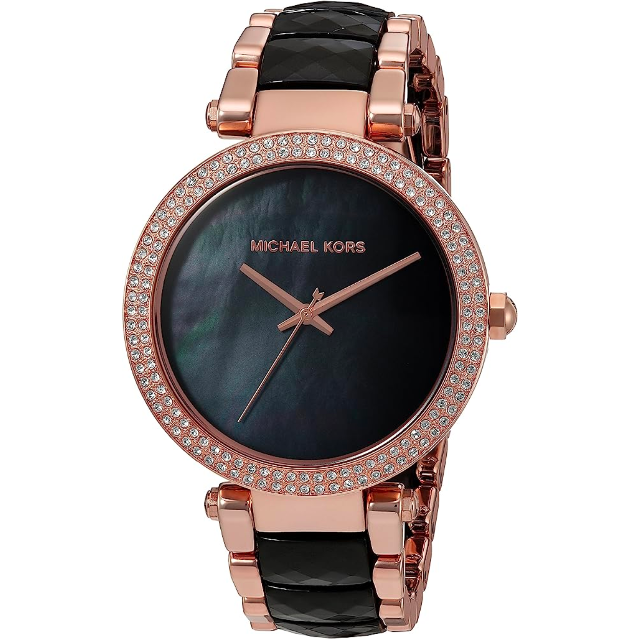 Michael Kors Parker Black Rose Gold Womens Watch MK6414 xách tay chính  hãng giá rẻ bảo hành dài  Đồng hồ nữ  Senmix