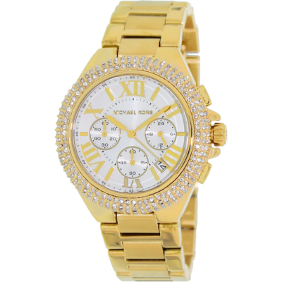 Michael Kors Camille Multifunction Gold-Tone Stainless Steel Watch MK5756