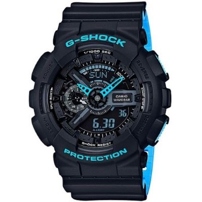 Casio G-Shock Black Analog Digital Sports Watch GA110LN-1A – D'ore