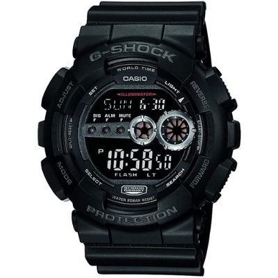 Casio Men's GD100-1B Shock X-Large Black Multi-Functional Digital Sport Watch
