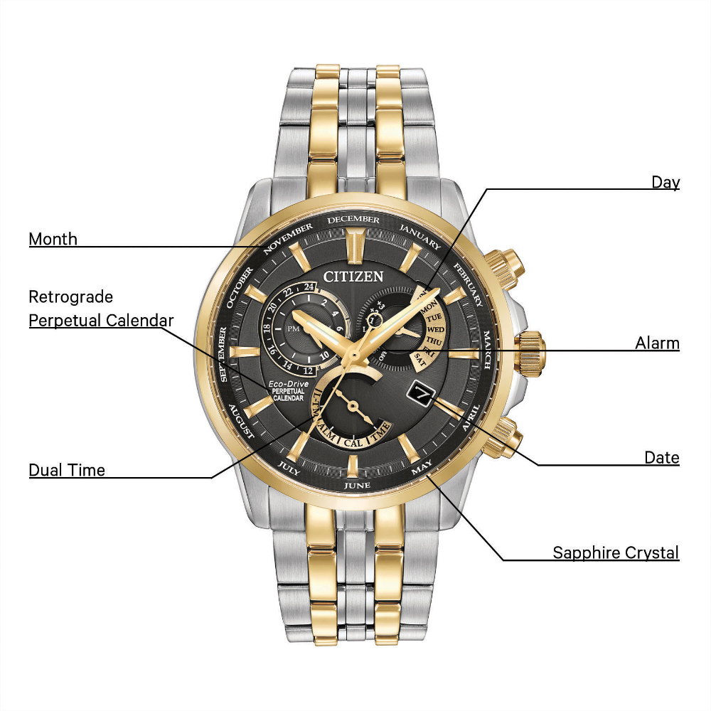 Citizen Men's Corso Two-Tone Watch, BL8144-54H